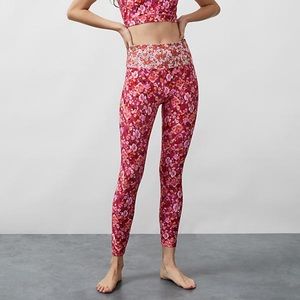 Kachel x Anthropologie Floral High Rise Leggings M